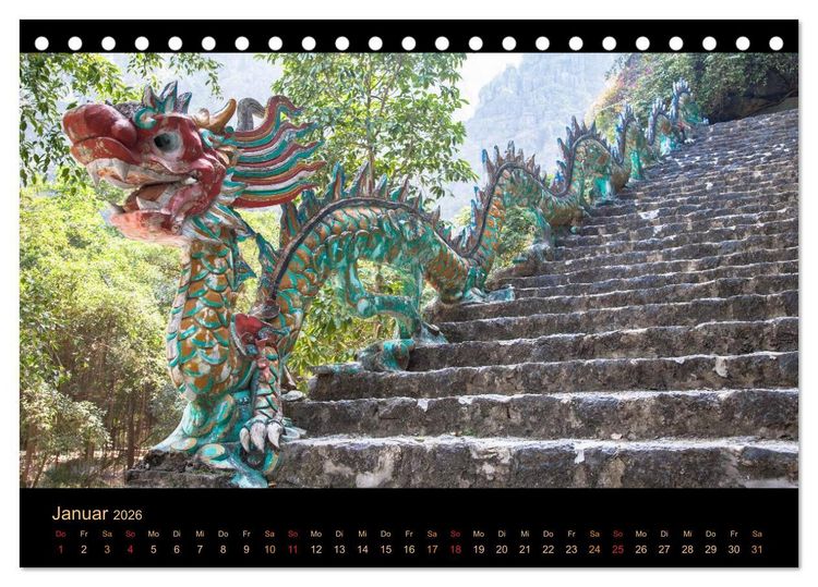 Produktbild: EXOTISCHES S&Uuml;DOSTASIEN (Tischkalender 2026 DIN A5 quer), CALVENDO Monatskalender