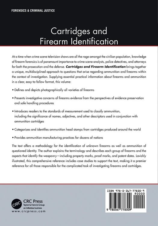 Produktbild: Cartridges and Firearm Identification