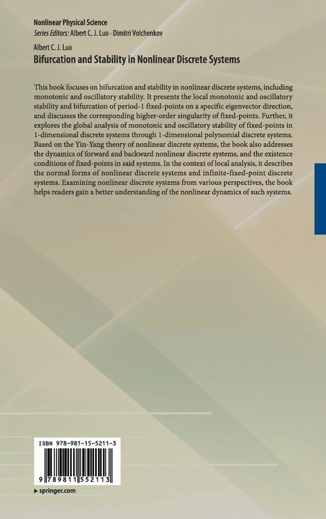 Produktbild: Bifurcation and Stability in Nonlinear Discrete Systems