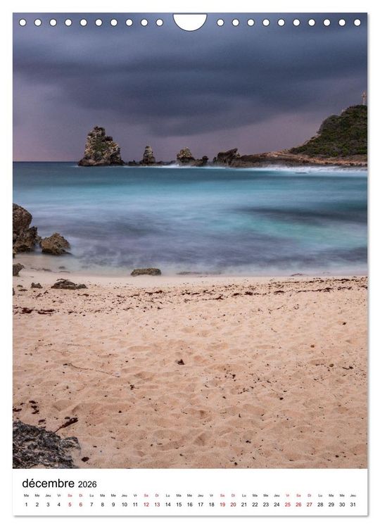 Produktbild: Guadeloupe - Un r&ecirc;ve carib&eacute;en (Calendrier mural 2026 DIN A4 horizontal), CALVENDO calendrier mensuel