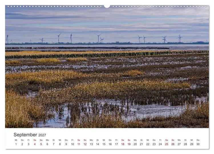 Produktbild: Schutzgebiet Wattenmeer (hochwertiger Premium Wandkalender 2027 DIN A2 quer), Kunstdruck in Hochglanz