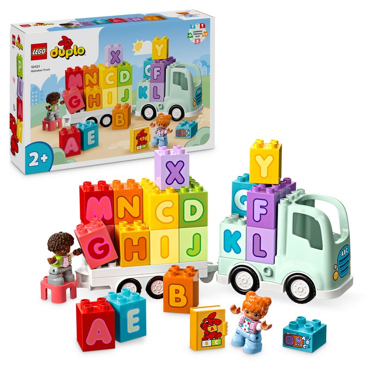 Produktbild: LEGO DUPLO Town ABC-Lastwagen, Lernspielzeug mit LKW Spielzeug 10421