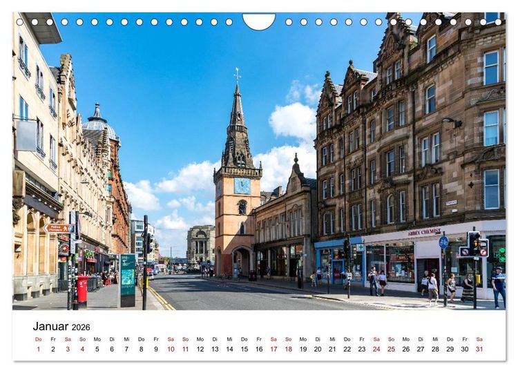 Produktbild: Faszination Glasgow (Wandkalender 2026 DIN A4 quer), CALVENDO Monatskalender