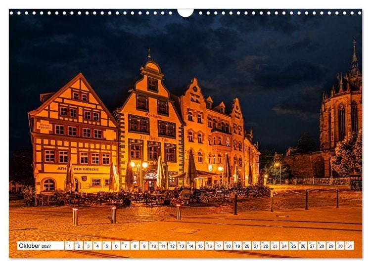 Produktbild: Mein Erfurt - Hier bin ch zu Hause (Wandkalender 2027 DIN A3 quer), CALVENDO Monatskalender