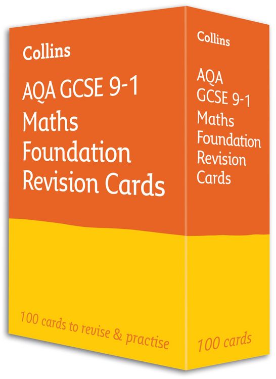 Produktbild: Collins Gcse: AQA GCSE 9-1 Maths Foundation Revision Cards