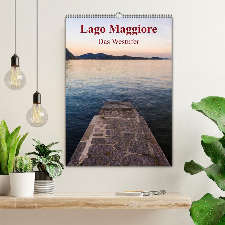 Produktbild: Lago Maggiore - Das Westufer (Wandkalender 2026 DIN A2 hoch), CALVENDO Monatskalender