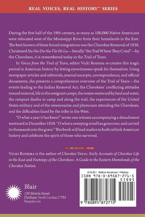 Produktbild: Voices from the Trail of Tears
