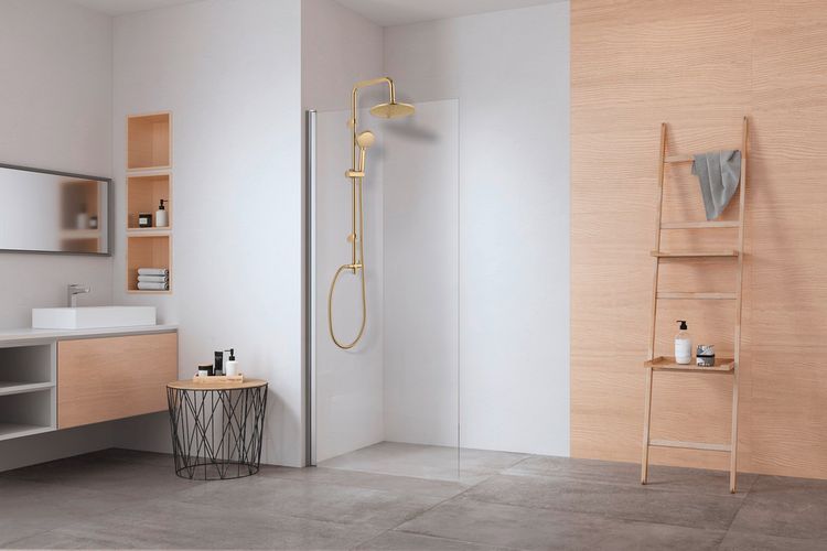 Produktbild: Duschsystem Mod. Young Line Gold, Handbrause mit 3 Funktionen