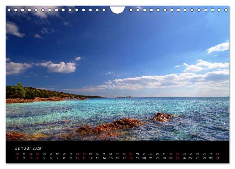 Produktbild: Sardinien (Wandkalender 2026 DIN A4 quer), CALVENDO Monatskalender