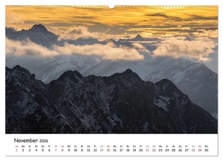 Produktbild: Unterwegs im Allg&auml;u (Wandkalender 2026 DIN A2 quer), CALVENDO Monatskalender