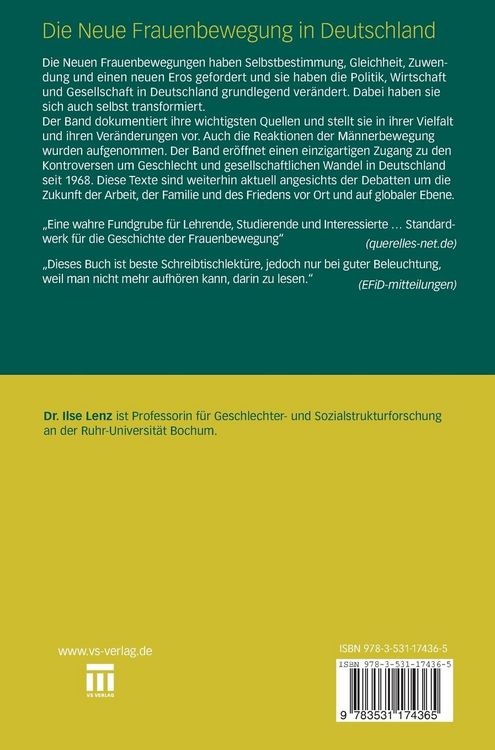 Produktbild: Die Neue Frauenbewegung in Deutschland