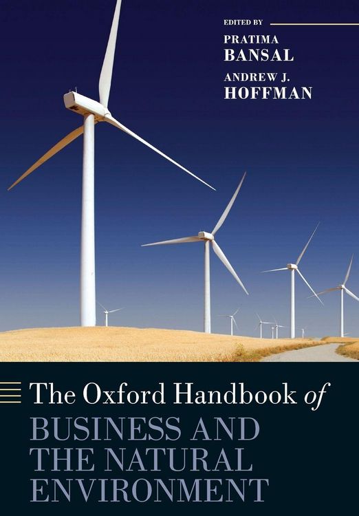 Produktbild: The Oxford Handbook of Business and the Natural Environment