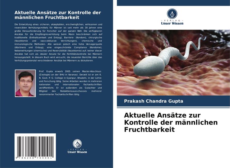 Produktbild: Aktuelle Ans&auml;tze zur Kontrolle der m&auml;nnlichen Fruchtbarkeit