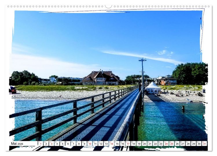 Produktbild: Zingst Sehnsucht nach Meer (hochwertiger Premium Wandkalender 2026 DIN A2 quer), Kunstdruck in Hochglanz