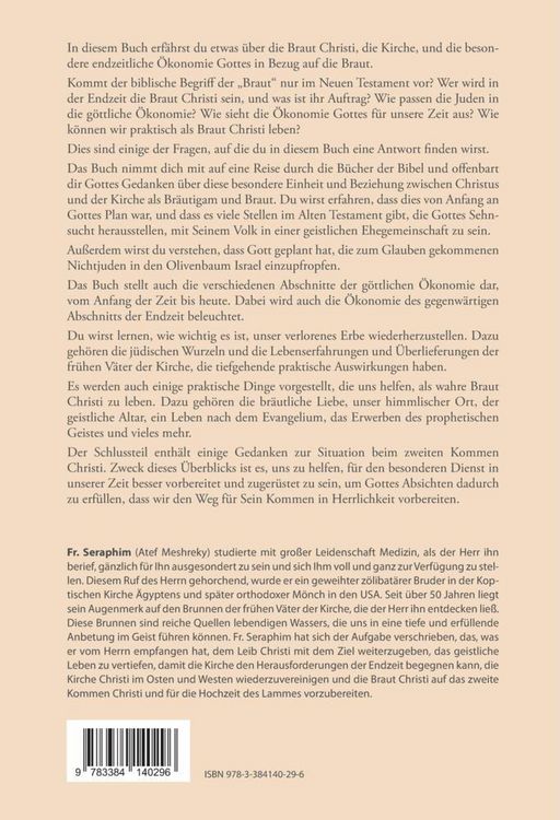 Produktbild: Die Braut und die Endzeit