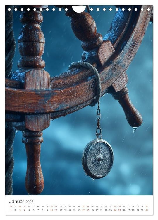 Produktbild: Maritime Meisterwerke (Wandkalender 2026 DIN A4 hoch), CALVENDO Monatskalender