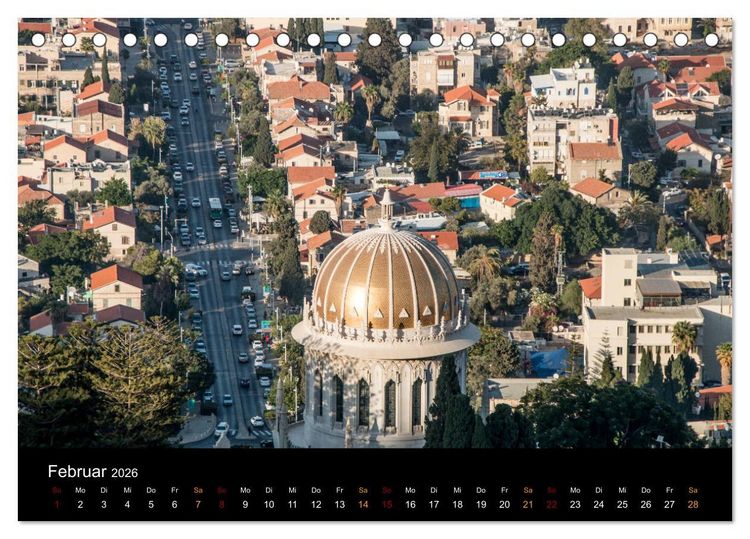 Produktbild: Israel - Heiliges Land (Tischkalender 2026 DIN A5 quer), CALVENDO Monatskalender
