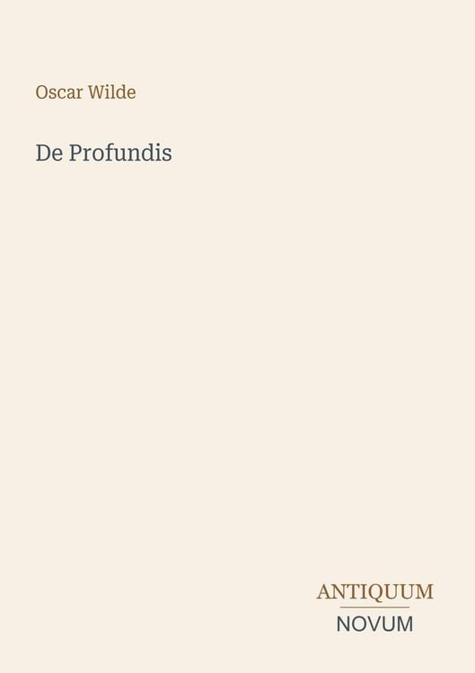 Produktbild: De Profundis