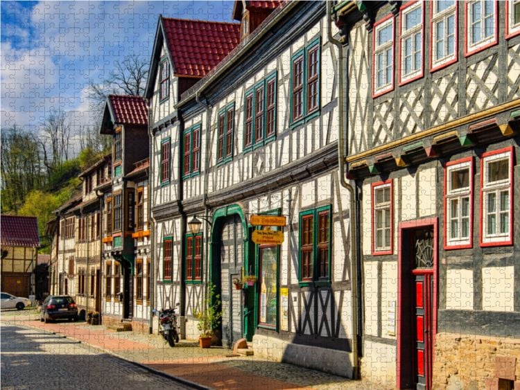 Produktbild: CALVENDO Puzzle Ein Motiv aus dem Kalender Stolberg Impressionen | 1000 Teile Lege-Gr&ouml;&szlig;e 64x48cm Foto-Puzzle f&uuml;r gl&uuml;ckliche Stunden