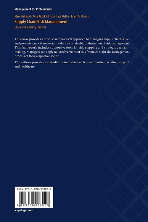 Produktbild: Supply Chain Risk Management