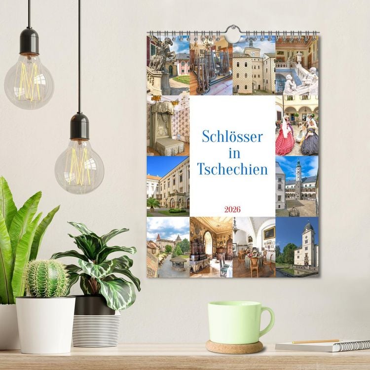 Produktbild: Sch&ouml;sser in Tschechien (Wandkalender 2026 DIN A4 hoch), CALVENDO Monatskalender