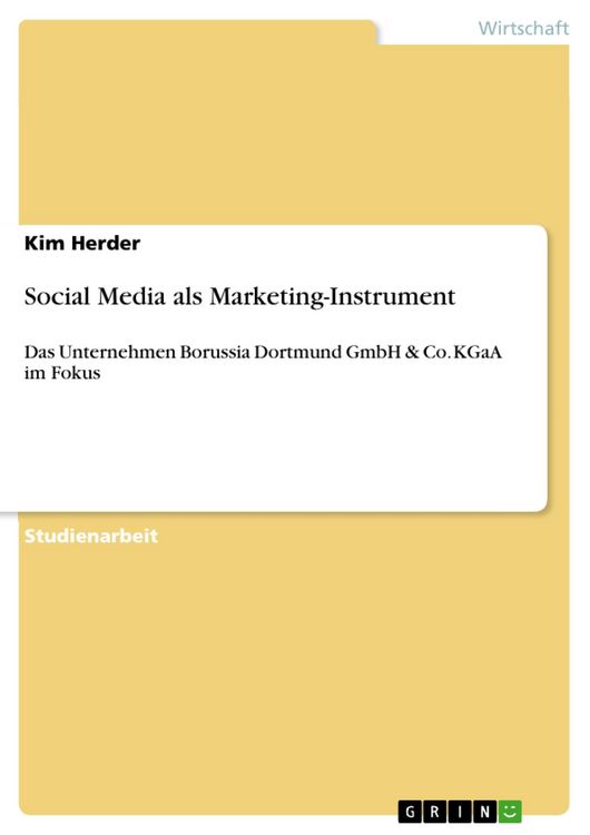 Produktbild: Social Media als Marketing-Instrument