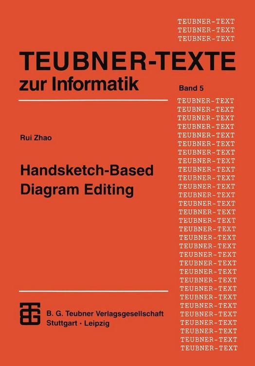 Produktbild: Handsketch-Based Diagram Editing