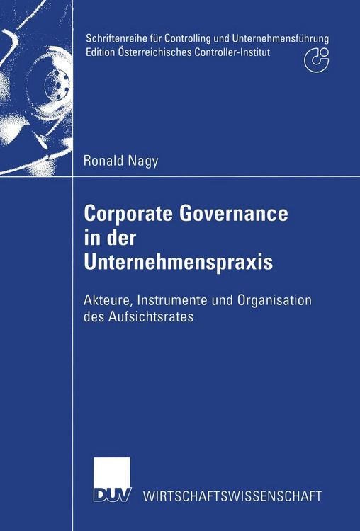 Produktbild: Corporate Governance in der Unternehmenspraxis