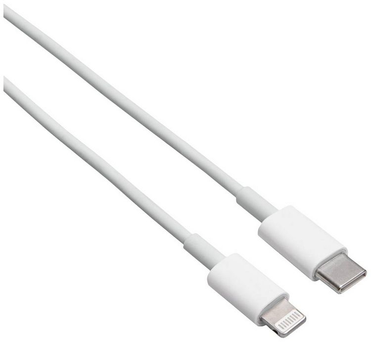 Produktbild: Akyga USB-Kabel USB-C&reg; Stecker, Apple Lightning Stecker 1.00m Wei&szlig; AK-USB-35