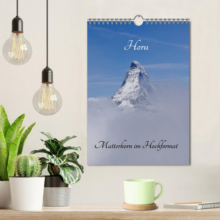 Produktbild: Horu Matterhorn im Hochformat (Wandkalender 2026 DIN A4 hoch), CALVENDO Monatskalender