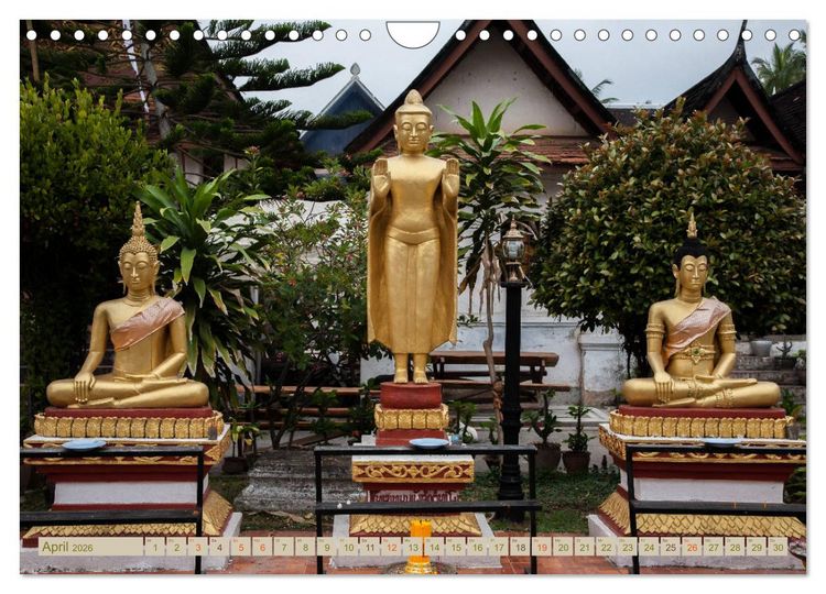 Produktbild: Laos - eine Bildreise (Wandkalender 2026 DIN A4 quer), CALVENDO Monatskalender