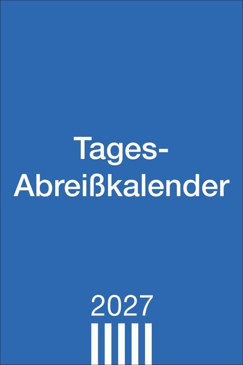 Produktbild: Tagesabrei&szlig;kalender gro&szlig; 2027
