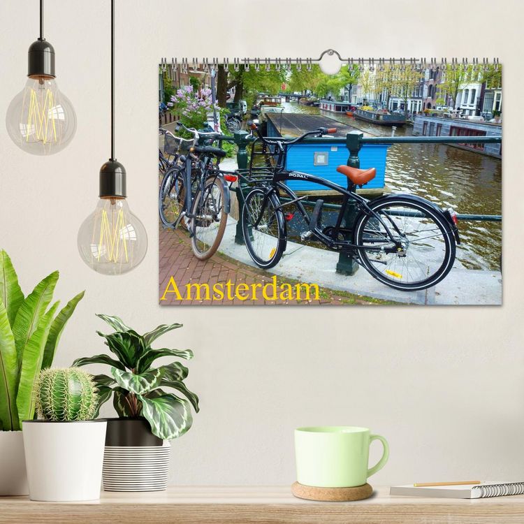 Produktbild: Amsterdam (Wandkalender 2026 DIN A4 quer), CALVENDO Monatskalender