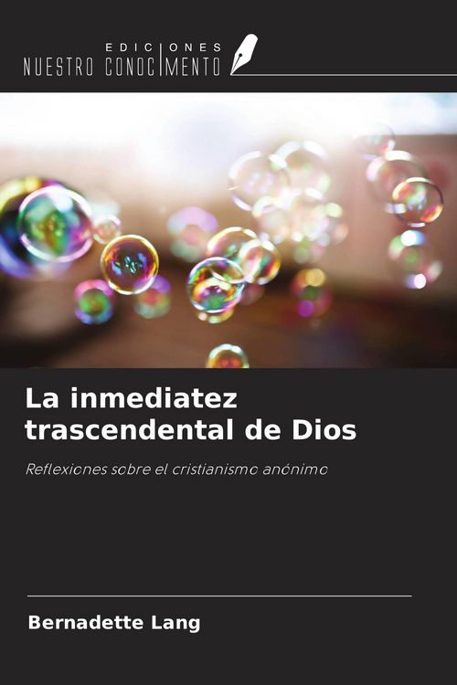 Produktbild: La inmediatez trascendental de Dios