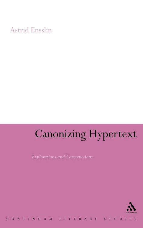 Produktbild: Canonising Hypertext