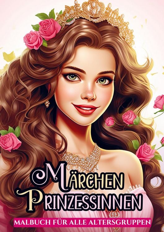 Produktbild: Malbuch f&uuml;r Alle Altersgruppen - M&auml;rchen Prinzessinnen