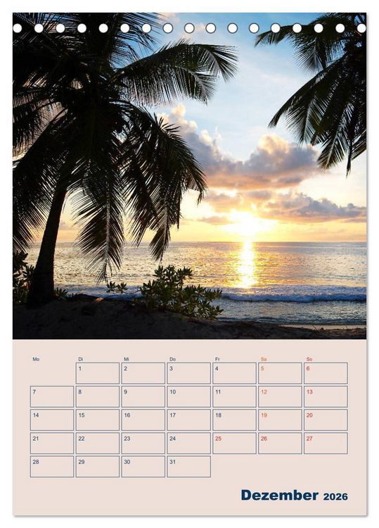Produktbild: Mahe - Inselparadies der Seychellen (Tischkalender 2026 DIN A5 hoch), CALVENDO Monatskalender