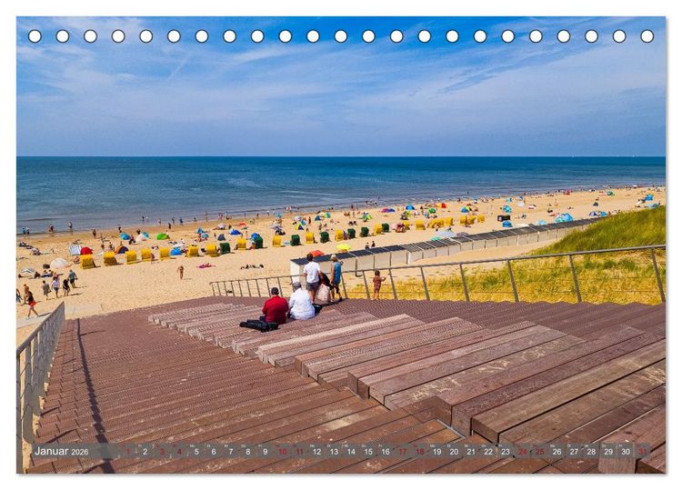 Produktbild: Ein Blick auf Egmond (Tischkalender 2026 DIN A5 quer), CALVENDO Monatskalender