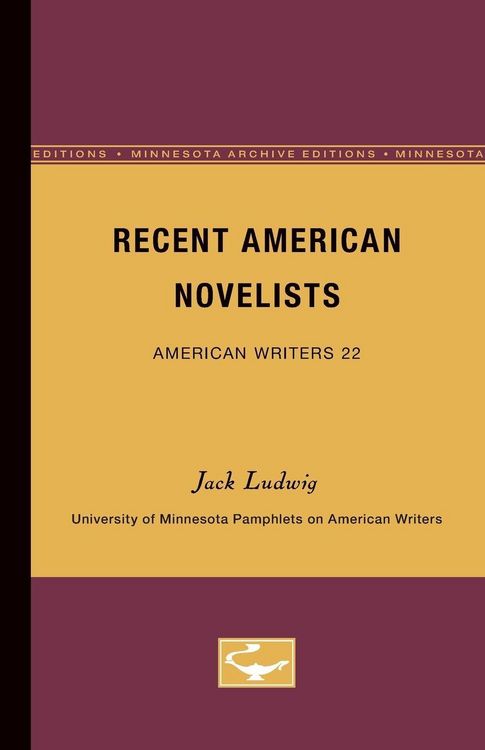 Produktbild: Recent American Novelists - American Writers 22