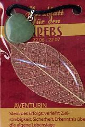 Produktbild: Aventurin Herzblatt, Gl&uuml;cksstein