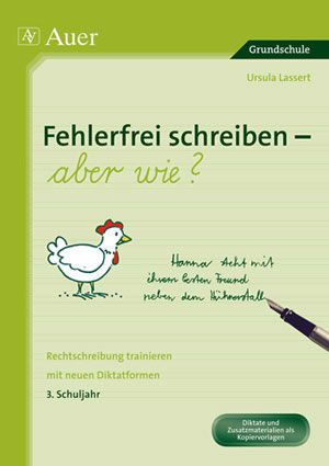Produktbild: Fehlerfrei schreiben - aber wie? 3. Schuljahr