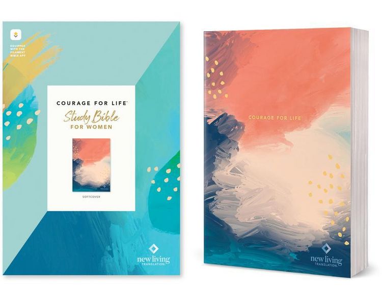 Produktbild: NLT Courage for Life Study Bible for Women, Filament Enabled (Softcover)