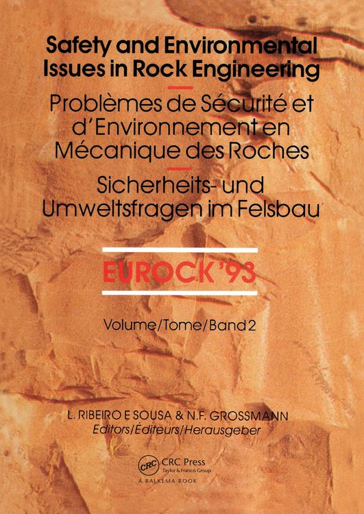 Produktbild: Safety and environmental issues in rock engineering, volume 2