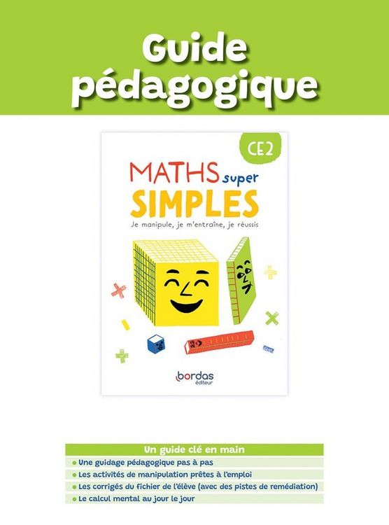 Produktbild: Maths super simples CE2 : je manipule, je m'entra&icirc;ne, je r&eacute;ussis