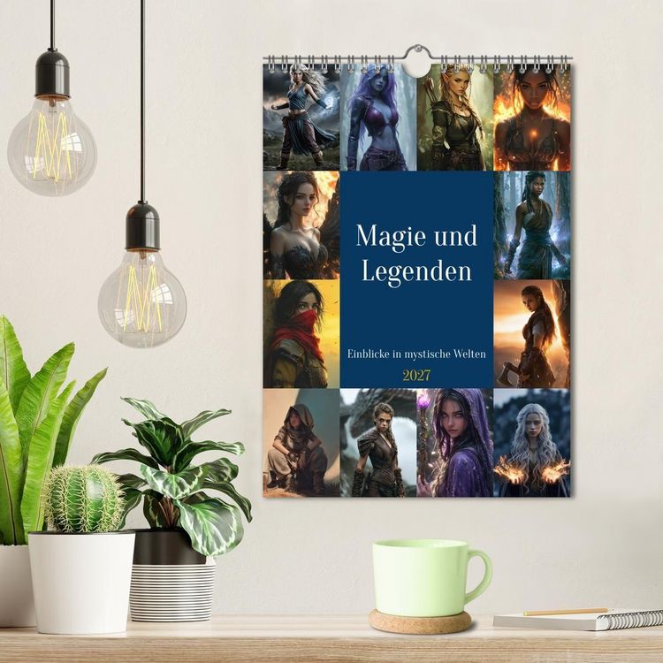 Produktbild: Magie und Legenden - Einblicke in mystische Welten (Wandkalender 2027 DIN A4 hoch), CALVENDO Monatskalender