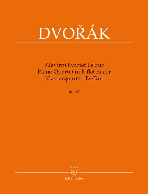 Produktbild: Klavierquartett Es-Dur op. 87 (Klav&iacute;rn&iacute; kvartet Es dur op. 87)