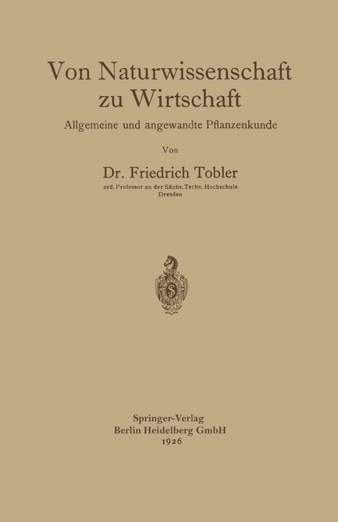 Produktbild: Von Naturwissenschaft zu Wirtschaft