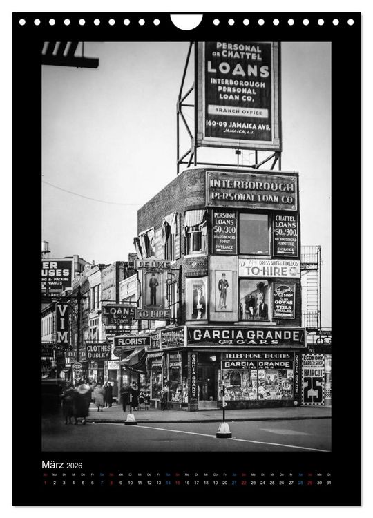 Produktbild: New York in Ansichten von 1936 (Wandkalender 2026 DIN A4 hoch), CALVENDO Monatskalender