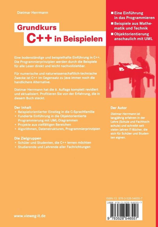 Produktbild: Grundkurs C++ in Beispielen