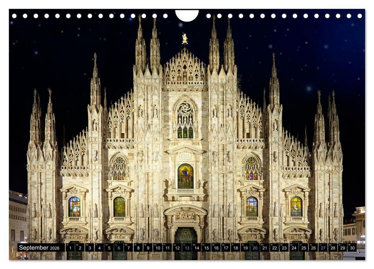 Produktbild: One Day Mailand (Wandkalender 2026 DIN A4 quer), CALVENDO Monatskalender
